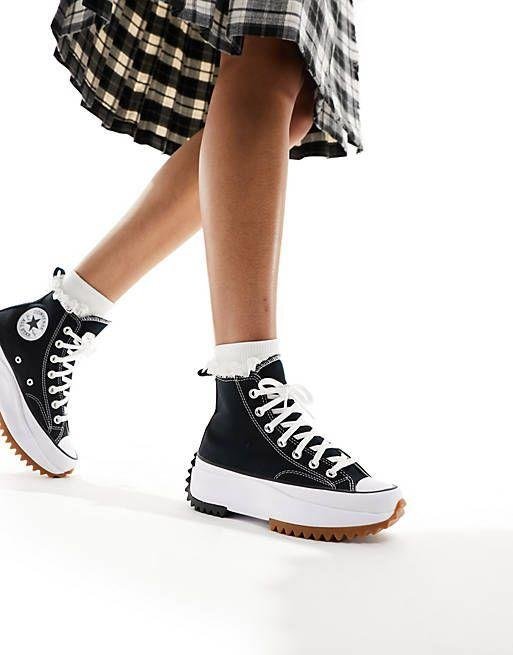 CONVERSE HIKE STAR BLACK WHITE