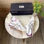ONITSUKA TIGER LEATHER TRAINERS WHITE GREY