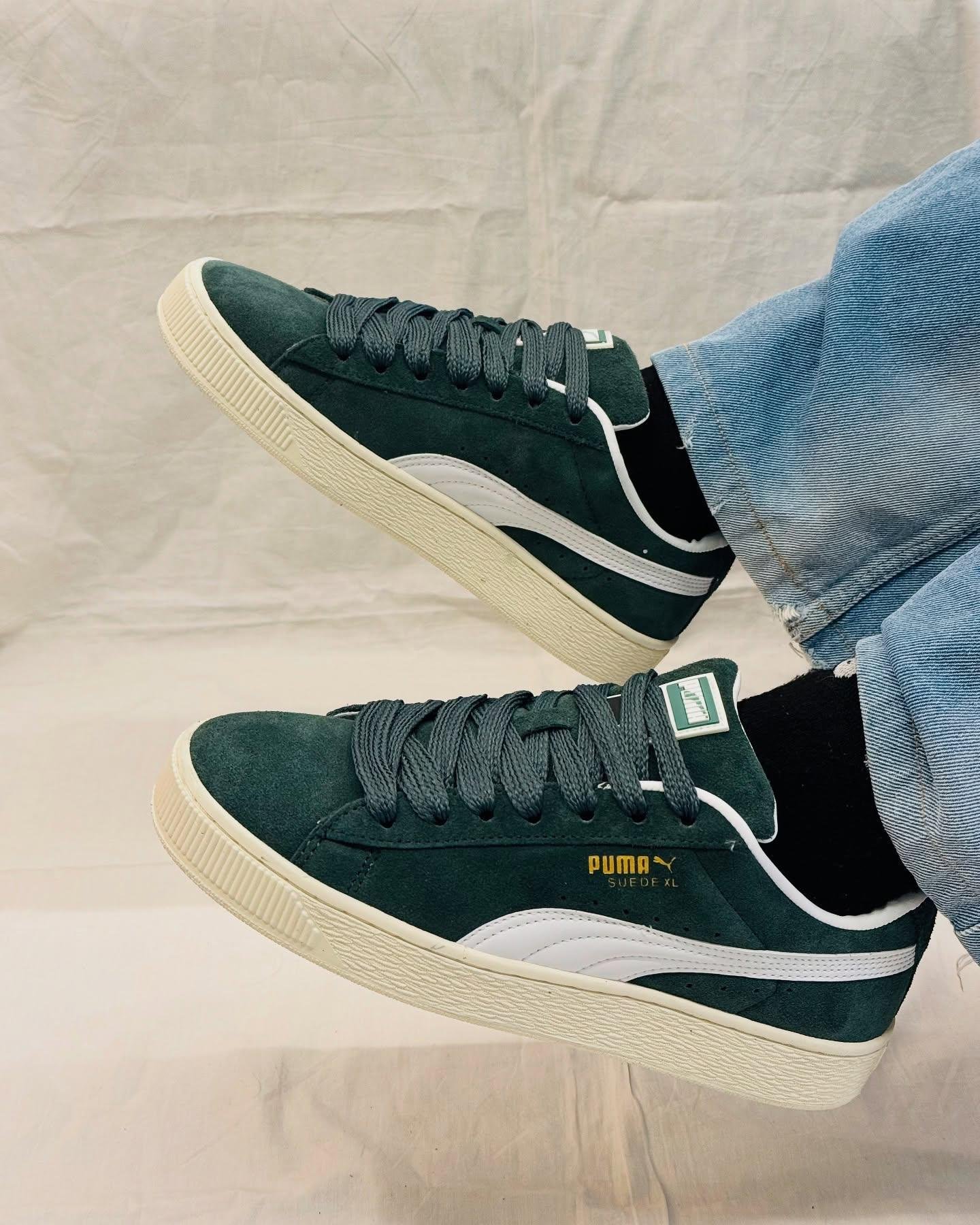 PUMA CLASSIC SUEDE XLG DARK GREEN