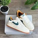 NIKE AIRFORCE 1'07 OFF WHITE/GREEN TICK