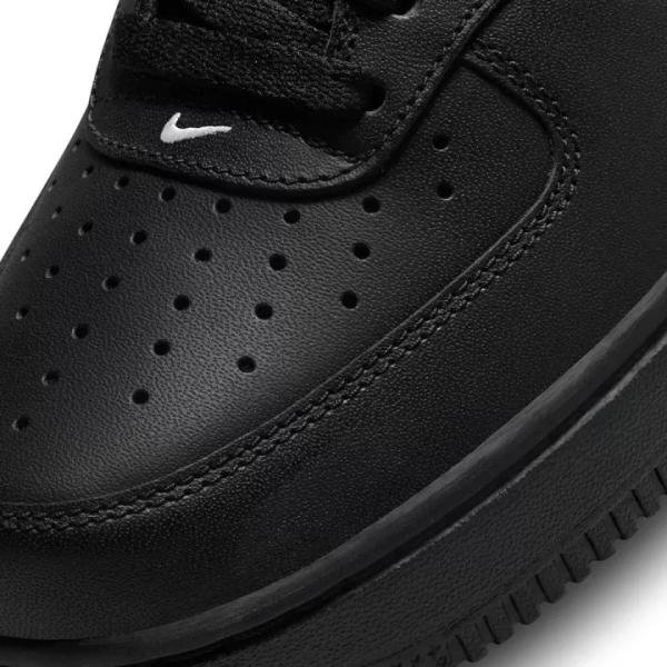 NIKE AIRFORCE 1'07 BLACK/WHITE TICK