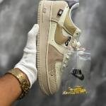 NIKE AIRFORCE ALL PETALS UNITED BEIGE BROWN