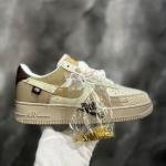 NIKE AIRFORCE ALL PETALS UNITED BEIGE BROWN