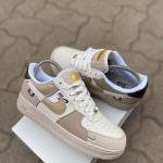 NIKE AIRFORCE ALL PETALS UNITED BEIGE BROWN