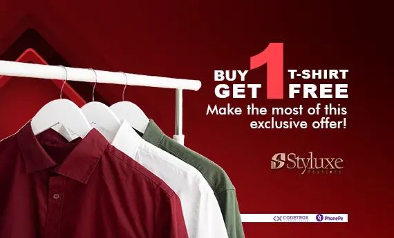 Buy 1 get 1 tshirt free