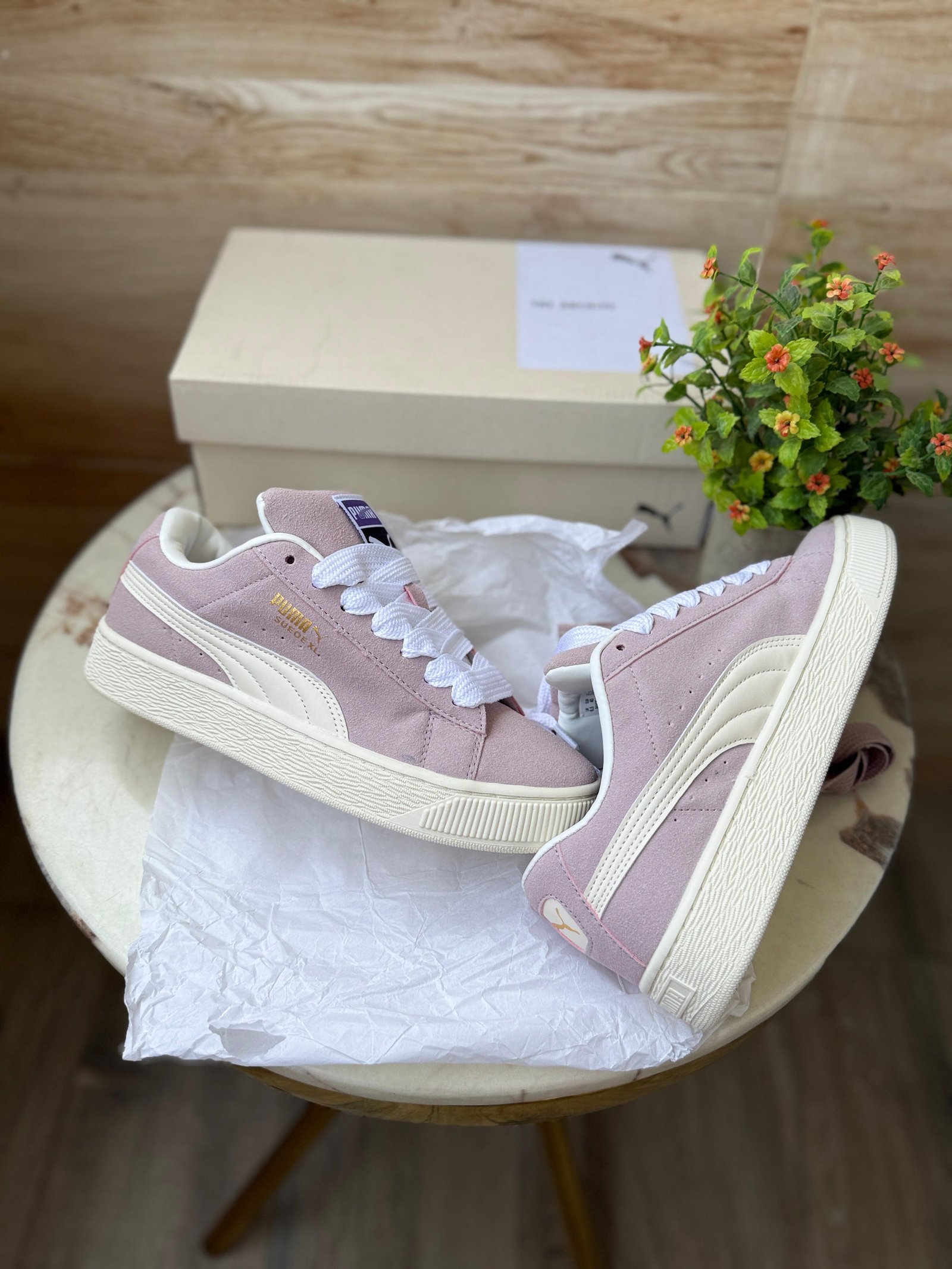 PUMA CLASSIC XL SUEDE BABY PINK