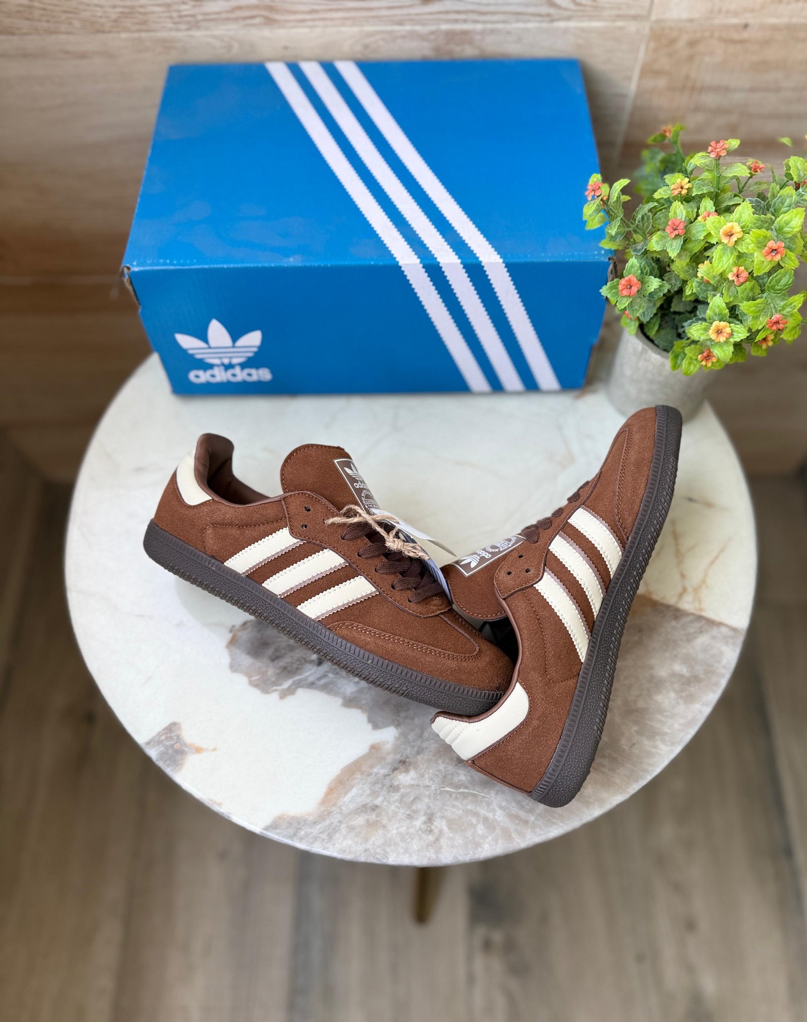 ADIDAS ORIGINALS SAMBAS LUXE PRELOVED BROWN