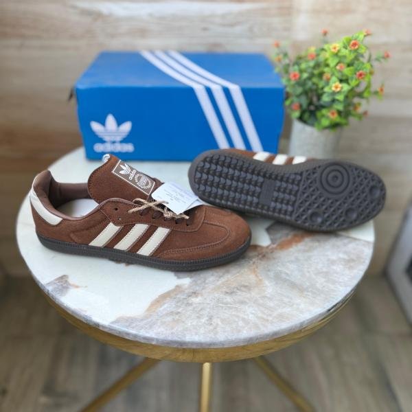 ADIDAS ORIGINALS SAMBAS LUXE PRELOVED BROWN